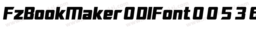 FzBookMaker0DlFont00536873708字体转换