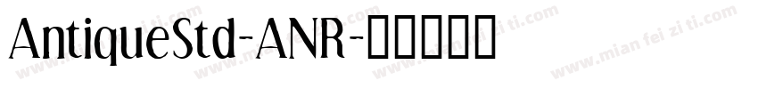 AntiqueStd-ANR字体转换