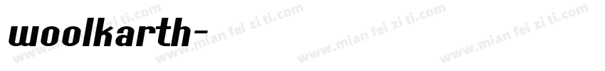 woolkarth字体转换