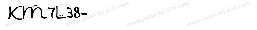 鲁KM7L38字体转换
