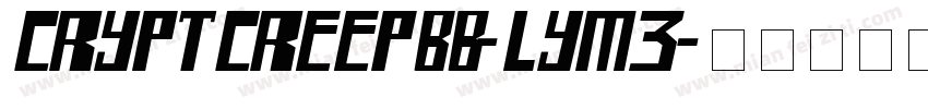 Cryptcreepbb-LYm3字体转换