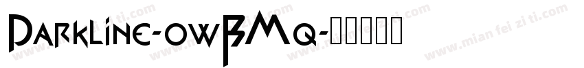 Darkline-owBMq字体转换