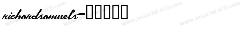 richardsamuels字体转换