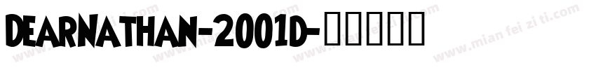 DearNathan-2OO1d字体转换