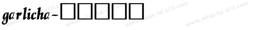 garlicha字体转换