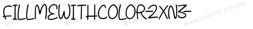 FillMeWithColor-2Xn3字体转换