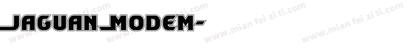 JaguanModem字体转换