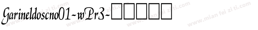Garineldoscno01-wPr3字体转换