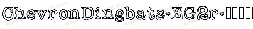 ChevronDingbats-EG2r字体转换