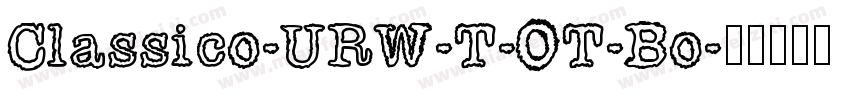 Classico-URW-T-OT-Bo字体转换