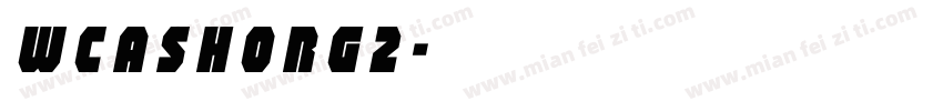wcashorg2字体转换