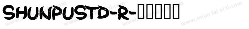 ShunpuStd-R字体转换