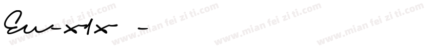 Eu-x1x转换器字体转换