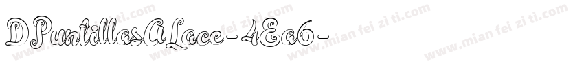 DPuntillasALace-4Ea6字体转换