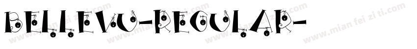 BELLEVU-REGULAR字体转换