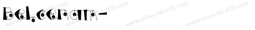 Belcenam字体转换