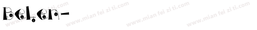 Belen字体转换