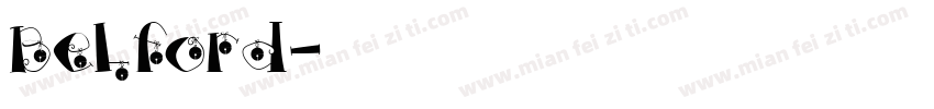 Belford字体转换