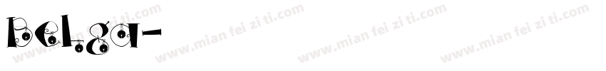 Belga字体转换