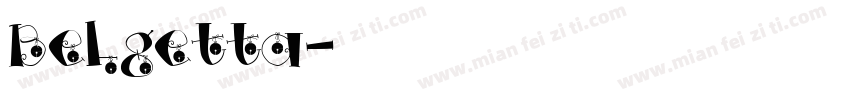 Belgetta字体转换
