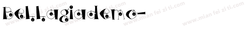 Bellagiademo字体转换
