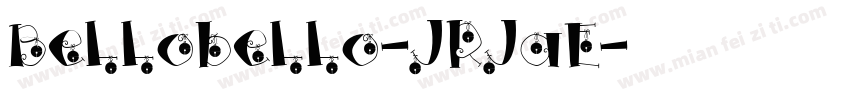 Bellobello-JRJaE字体转换
