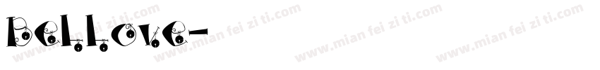 Bellove字体转换