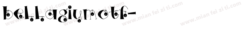 bellagiumotf字体转换