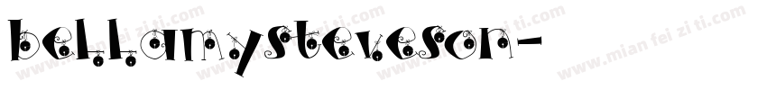 bellamysteveson字体转换