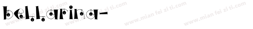 bellarina字体转换