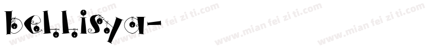 bellisya字体转换