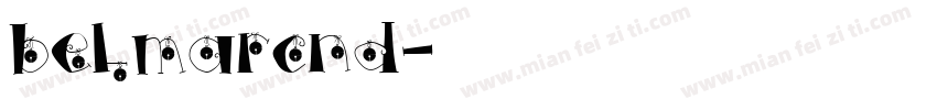 belmarcnd字体转换