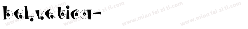 belvetica字体转换