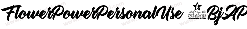 FlowerPowerPersonalUse-7BjAP字体转换