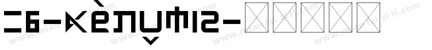 26-Regular字体转换