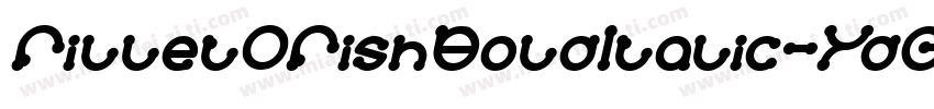 FilletOFishBoldItalic-YdGa字体转换