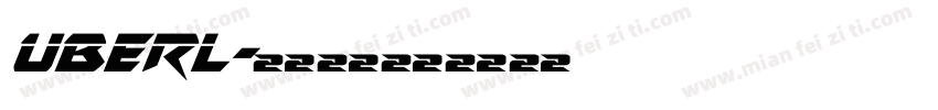 uberl字体转换