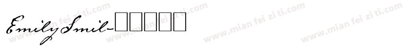EmilySmil字体转换