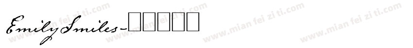 EmilySmiles字体转换