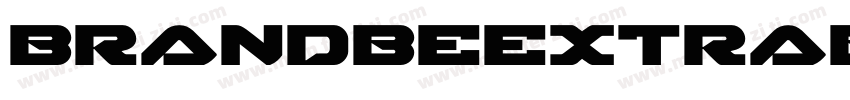 Brandbeextrabold-mA8G字体转换