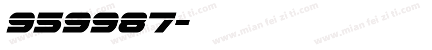 959987字体转换