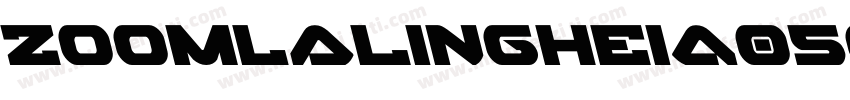 ZoomlaLingHeiA056字体转换