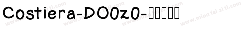 Costiera-DO0z0字体转换