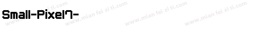 Small-Pixel7字体转换