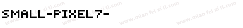 Small-Pixel7字体转换