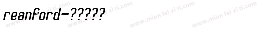 reanford字体转换