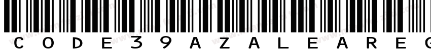 Code39AzaleaRegular3字体转换