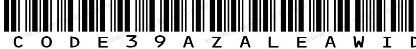 Code39AzaleaWide2字体转换