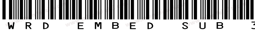 WRD_EMBED_SUB_39字体转换
