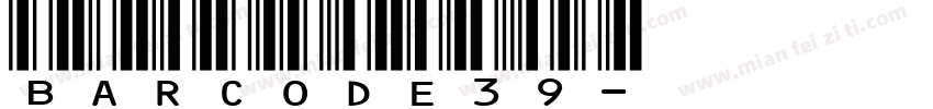 barcode39字体转换